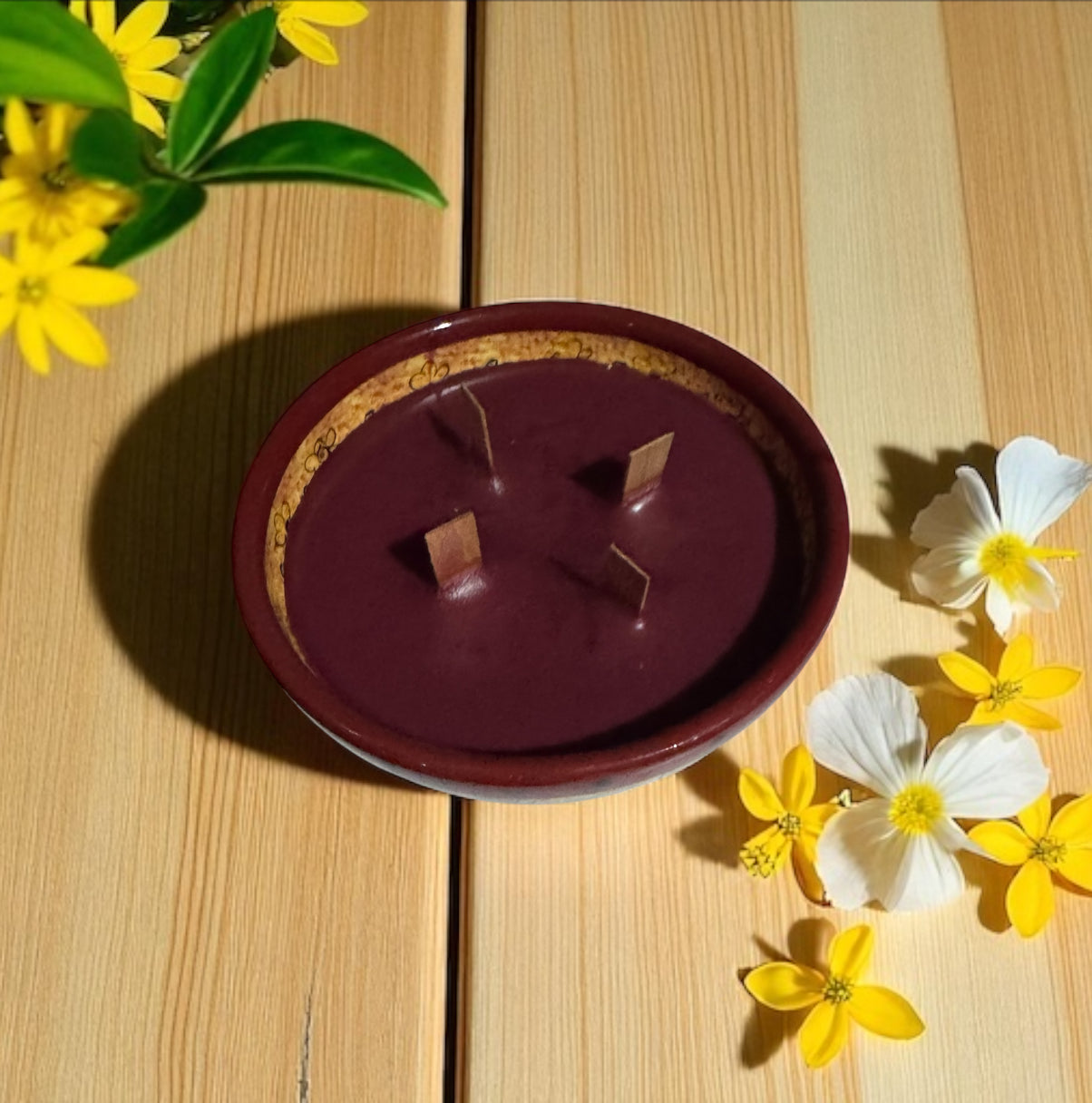 Honeysuckle Dreams 24fl oz Repurposed Decorative Bowl