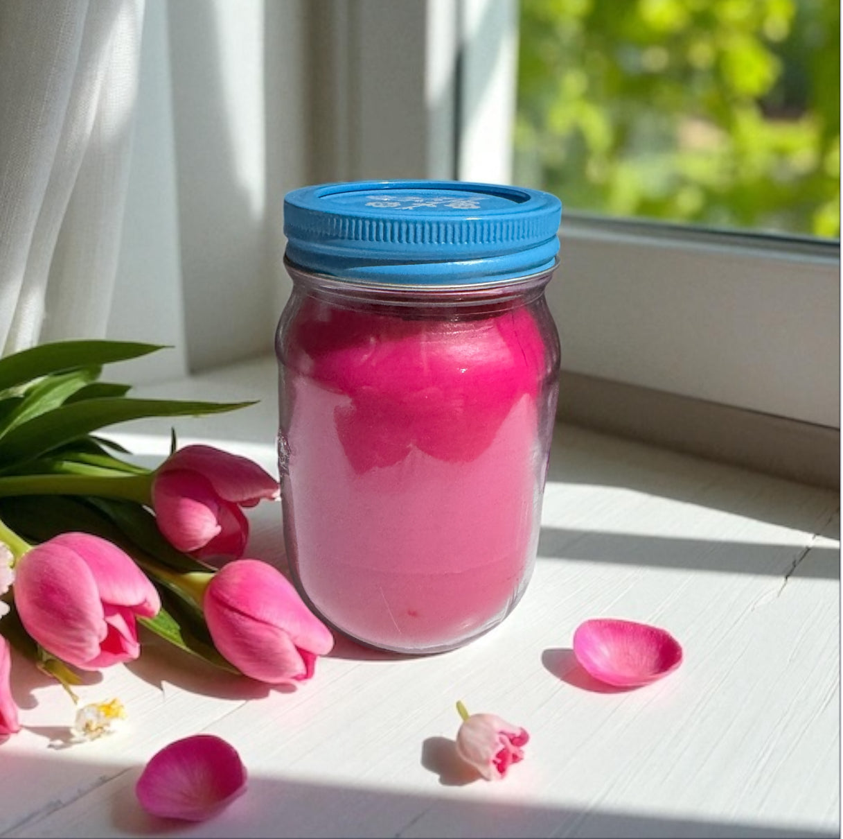 Odor Eliminator Candle 16fl oz Repurposed Canning Jar