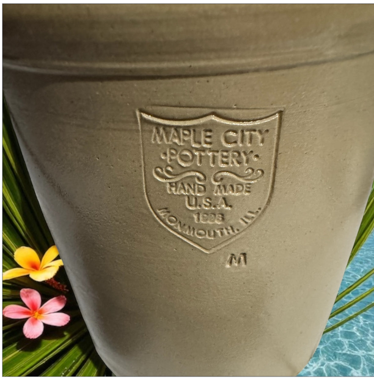 Caribbean Teakwood Repurposed Vintage Maple City Pottery Candle 16fl oz