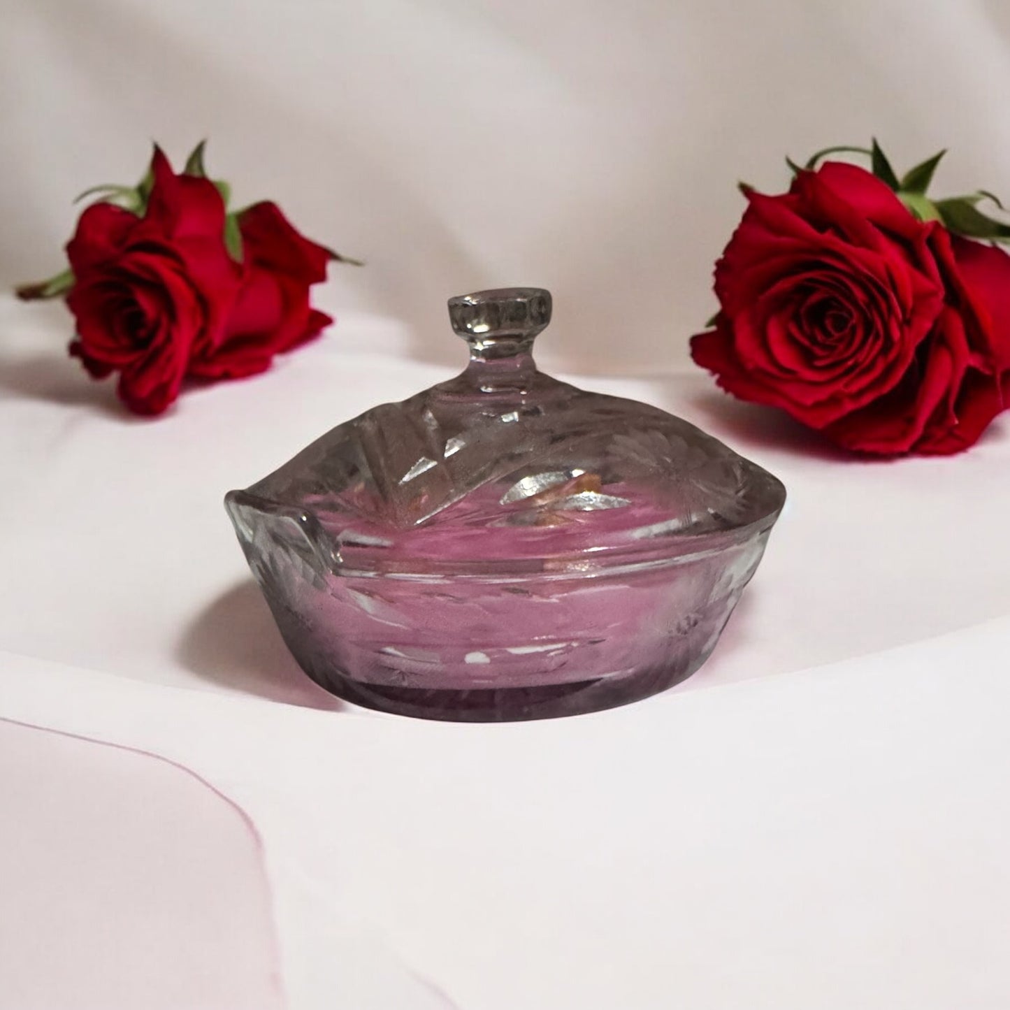 Loves Spell Repurposed Crystal Dish Candle 8fl oz