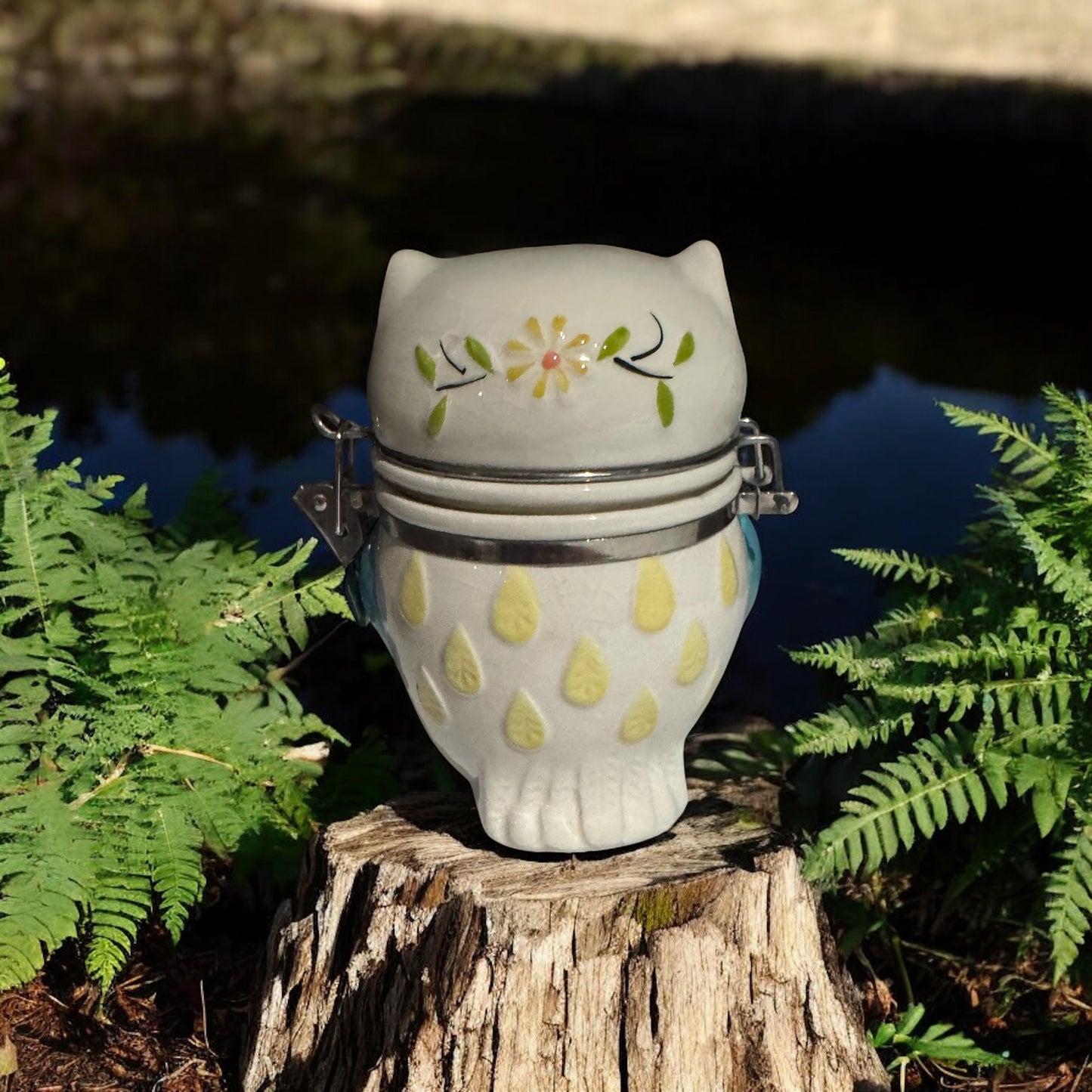 Nights on the Nile Repurposed Vintage Owl Candle 16fl oz