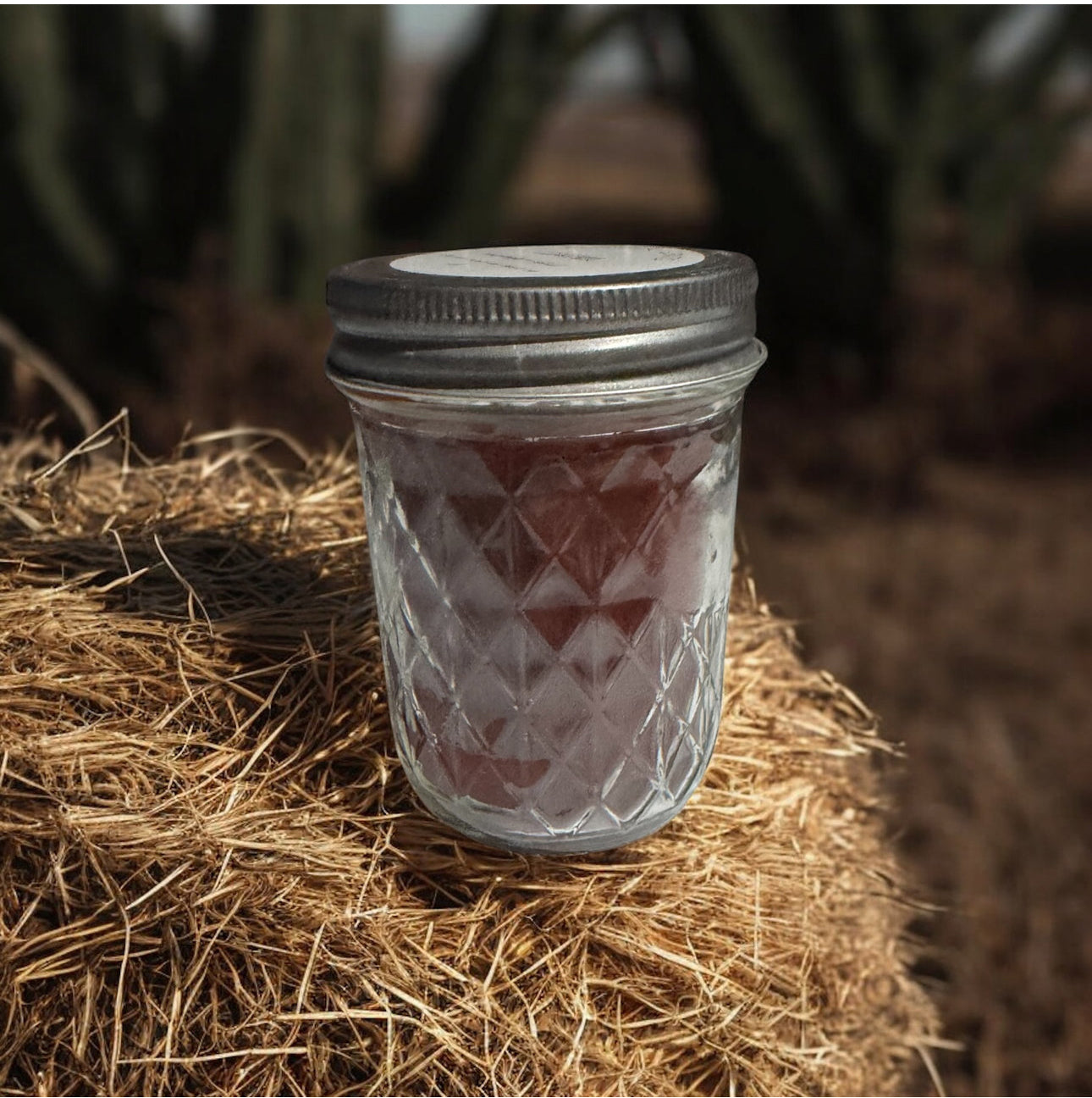 Leather Mason Repurposed Jar Candles 4fl oz & 8fl oz