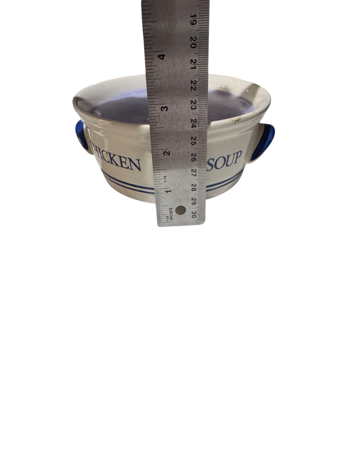 Bloomer Scents Handmade Amethyst Twilight Candle, 16 fl oz, Repurposed Vintage Chicken Soup Ceramic Bowl