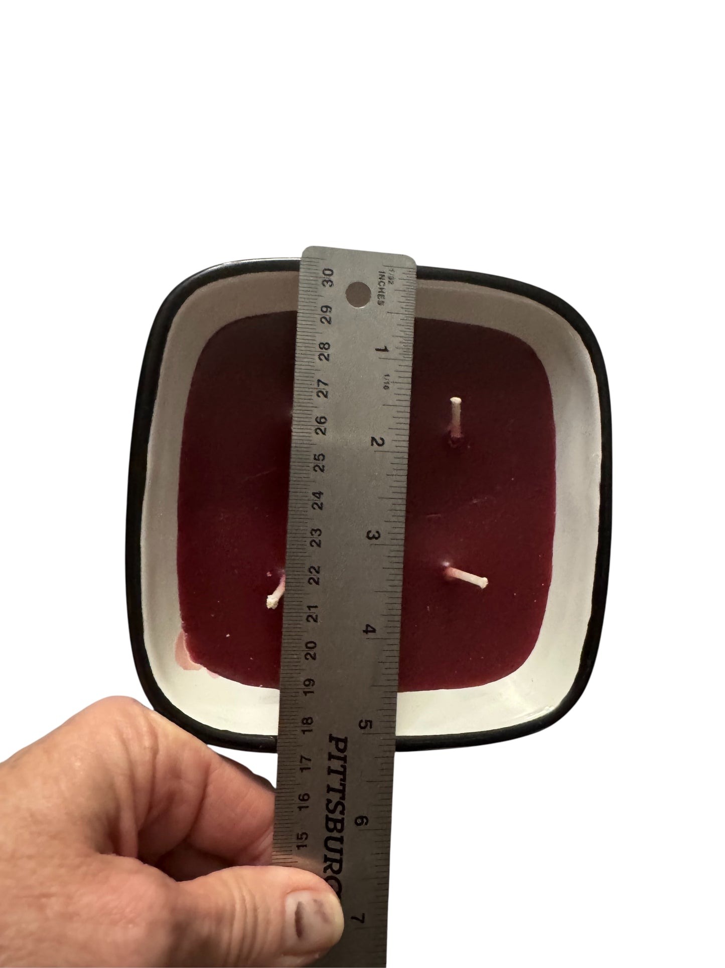 Black Cherry Merlot Handmade Candle, 12 fl oz, Repurposed Vintage French Style Bowl