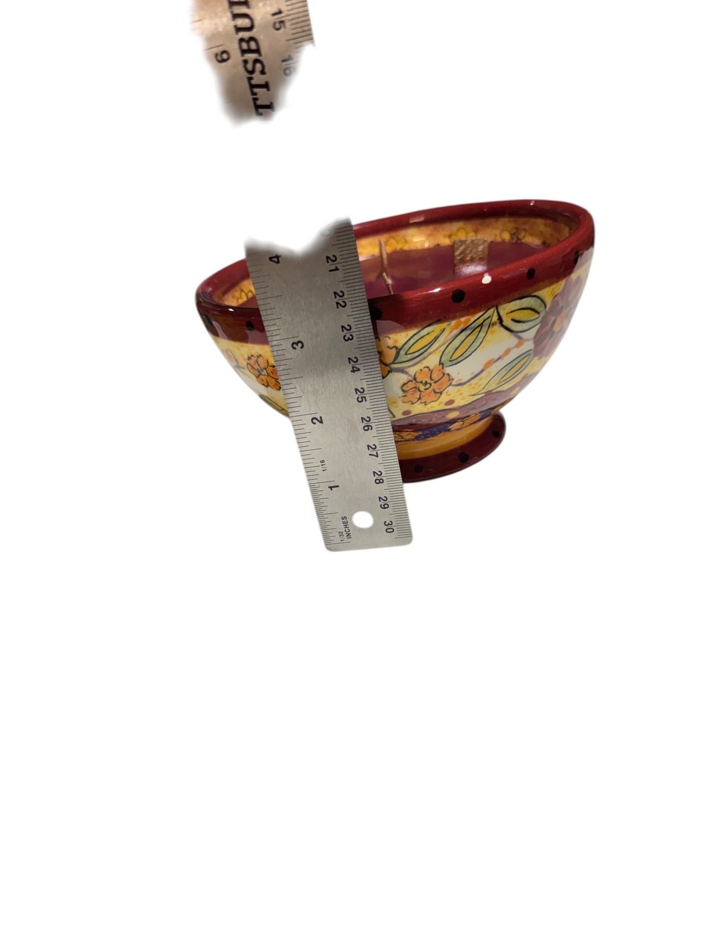 Handmade Honeysuckle Dreams Candle, 16 fl oz, Repurposed Vintage Deco Bowl