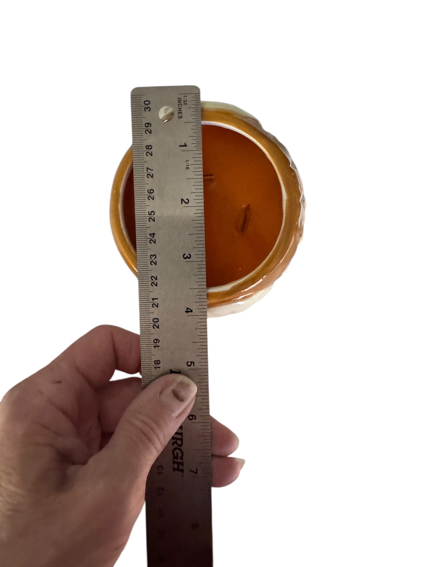 Bloomer Scents Handmade Orange Blossom Candle, Vintage Repurposed Ceramic Owl Canister, 16 fl oz