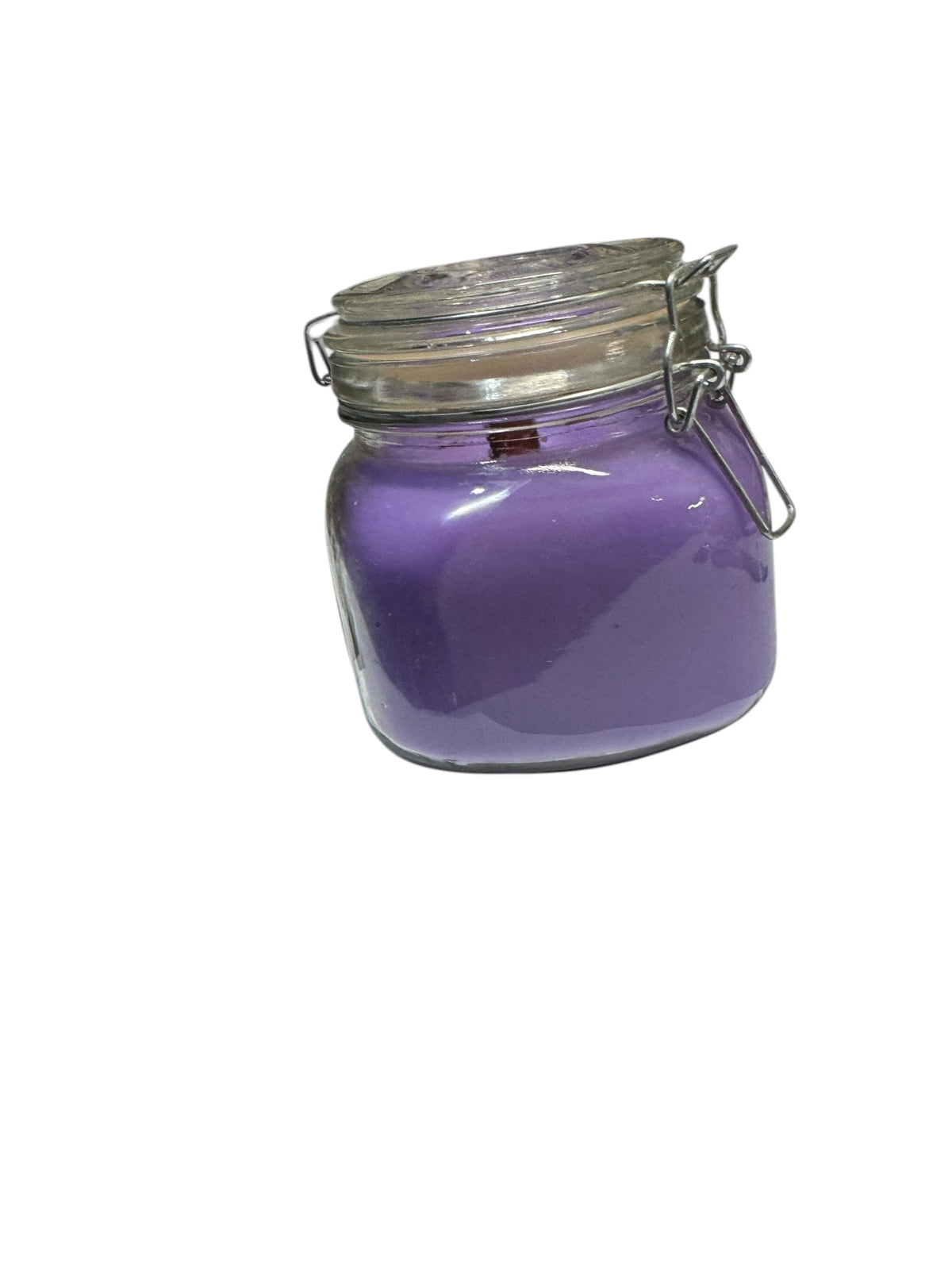 Handmade Orchid Island Candle in Repurposed Vintage Canning Jar, Purple, 18 fl oz