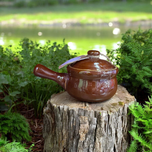 Dusty Trails Repurposed Crock Soup Bowl Candle 16fl oz
