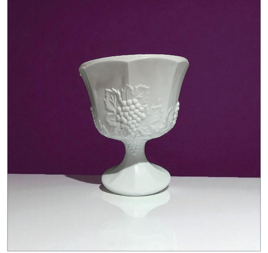 Odor Eliminator Candle Repurposed Rare Milk Glass 22fl oz