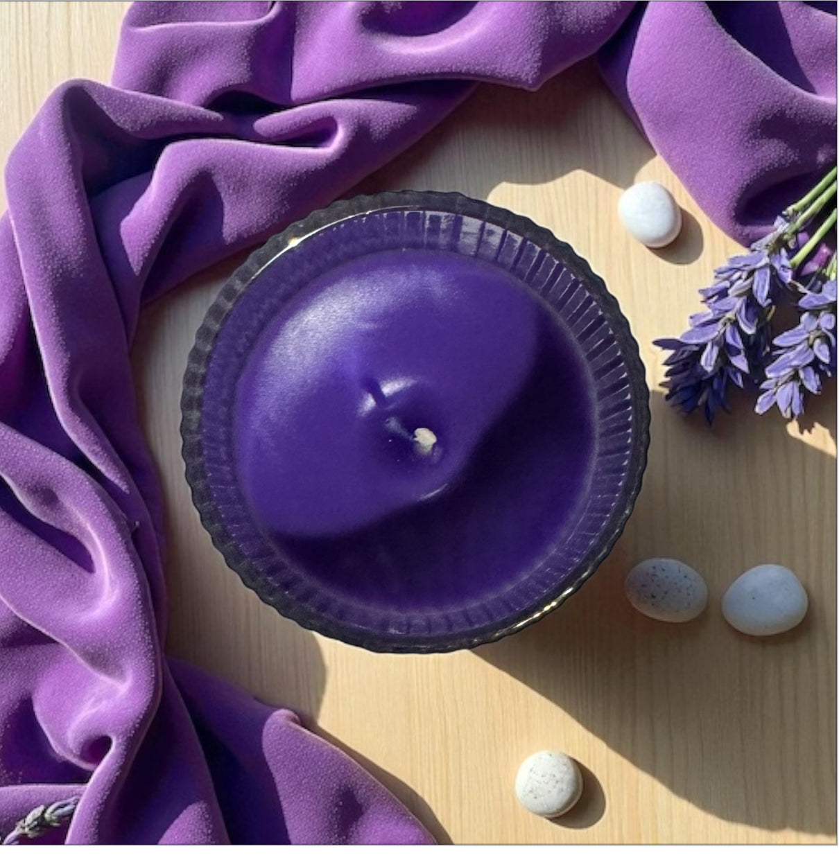 Violet Eclipse 12fl oz Iridescent Glass