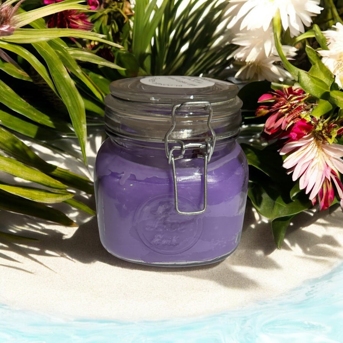 Orchid Island 18fl oz Repurposed Glass Vintage Jar