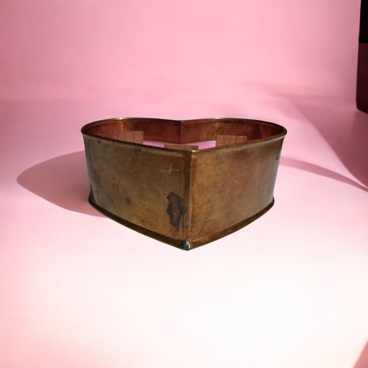 Loves Spell Repurposed Heart Copper Tin Candle 8fl oz