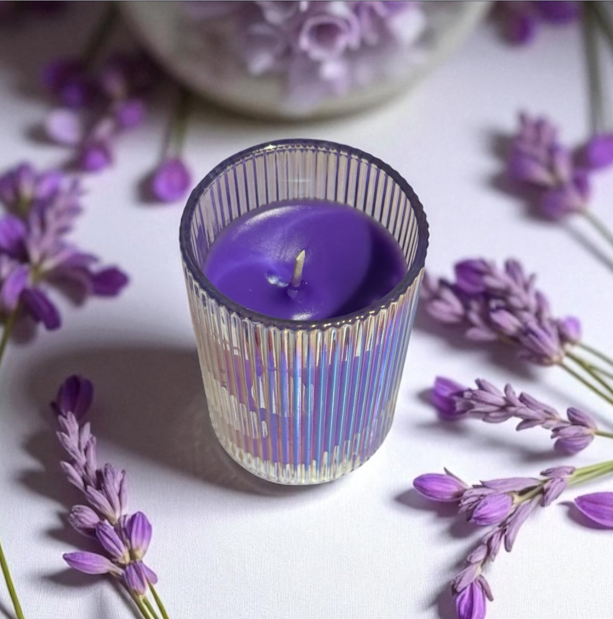 Violet Eclipse 12fl oz Iridescent Glass
