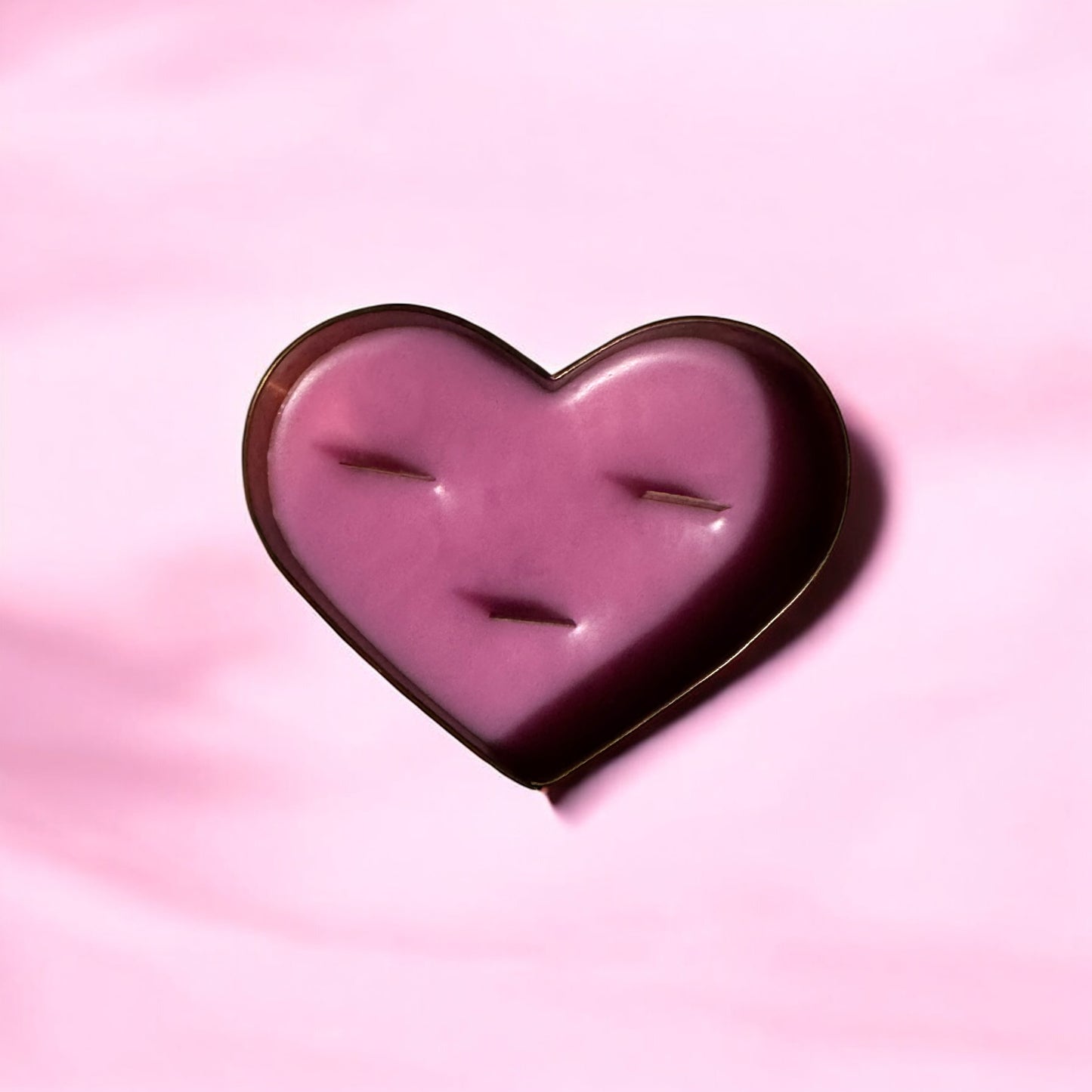 Loves Spell Repurposed Heart Copper Tin Candle 8fl oz