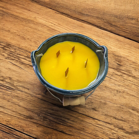 Sunshine Candle Repurposed Rare Vessel 18fl oz