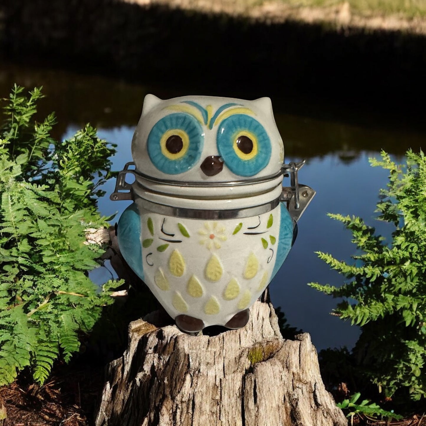 Nights on the Nile Repurposed Vintage Owl Candle 16fl oz