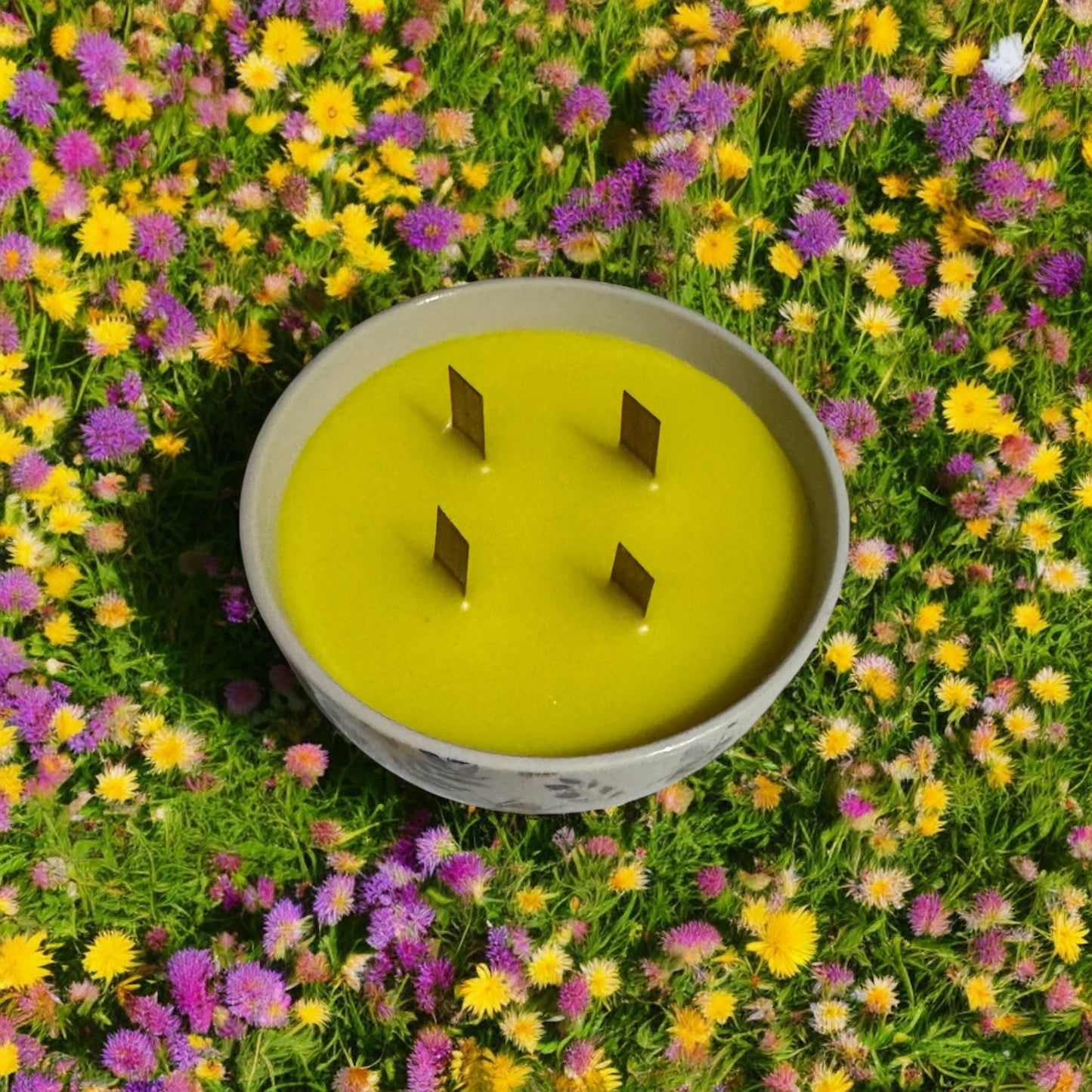 Lemon Spritz Repurposed Bee Bowl 16fl oz