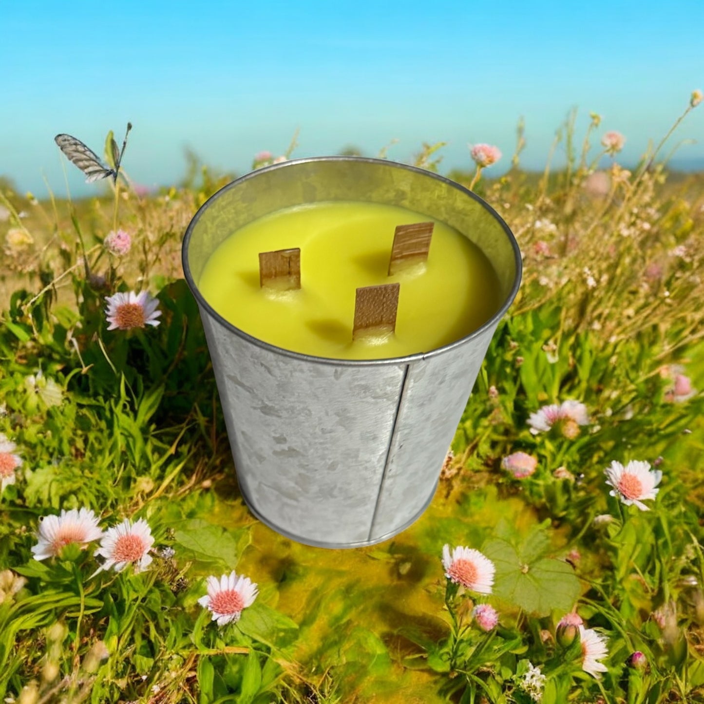 Lemon Spritz Candle Repurposed Tin 16fl oz