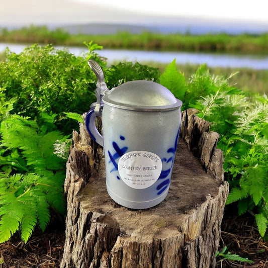 Country Breeze Repurposed German Stein Candle 16fl oz