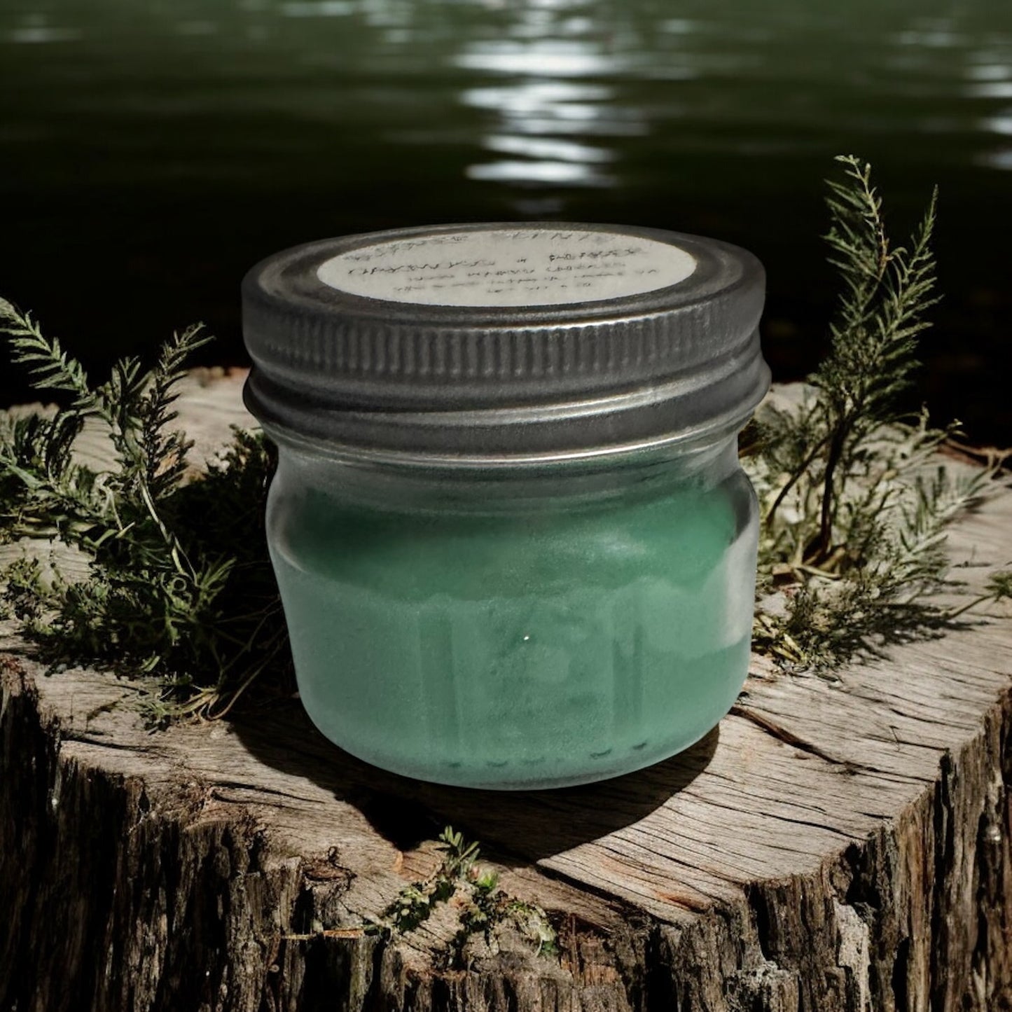 Oakmoss & Amber Candles Repurposed Mason (type) Jars 4oz & 8oz