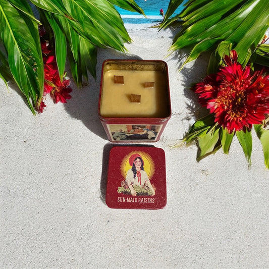 Himalayan Mountain Breeze Repurposed Candle Rare Tin 16fl oz