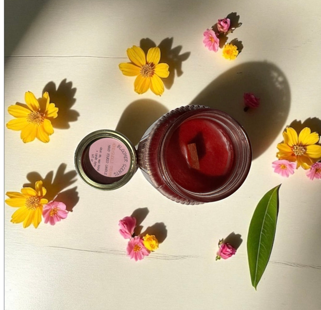 Honeysuckle Dreams 16fl oz Repurposed Candle Canning Jar