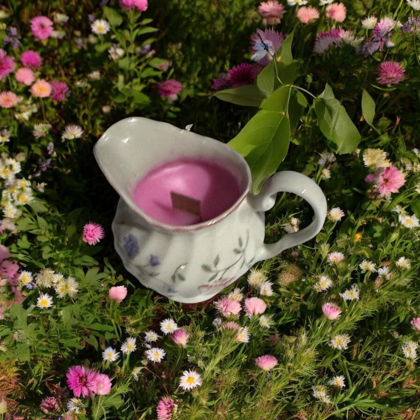 Loves Spell Repurposed Mini Ceramic Vintage Pitcher 6fl oz