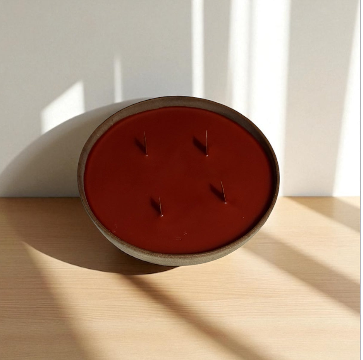 Cedar Leather 10fl oz Repurposed Vintage Wooden Bowl Candle