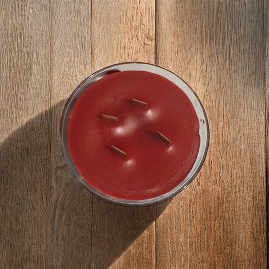 Honeysuckle Dreams Candle Repurposed Vintage Glass Dish 10fl oz