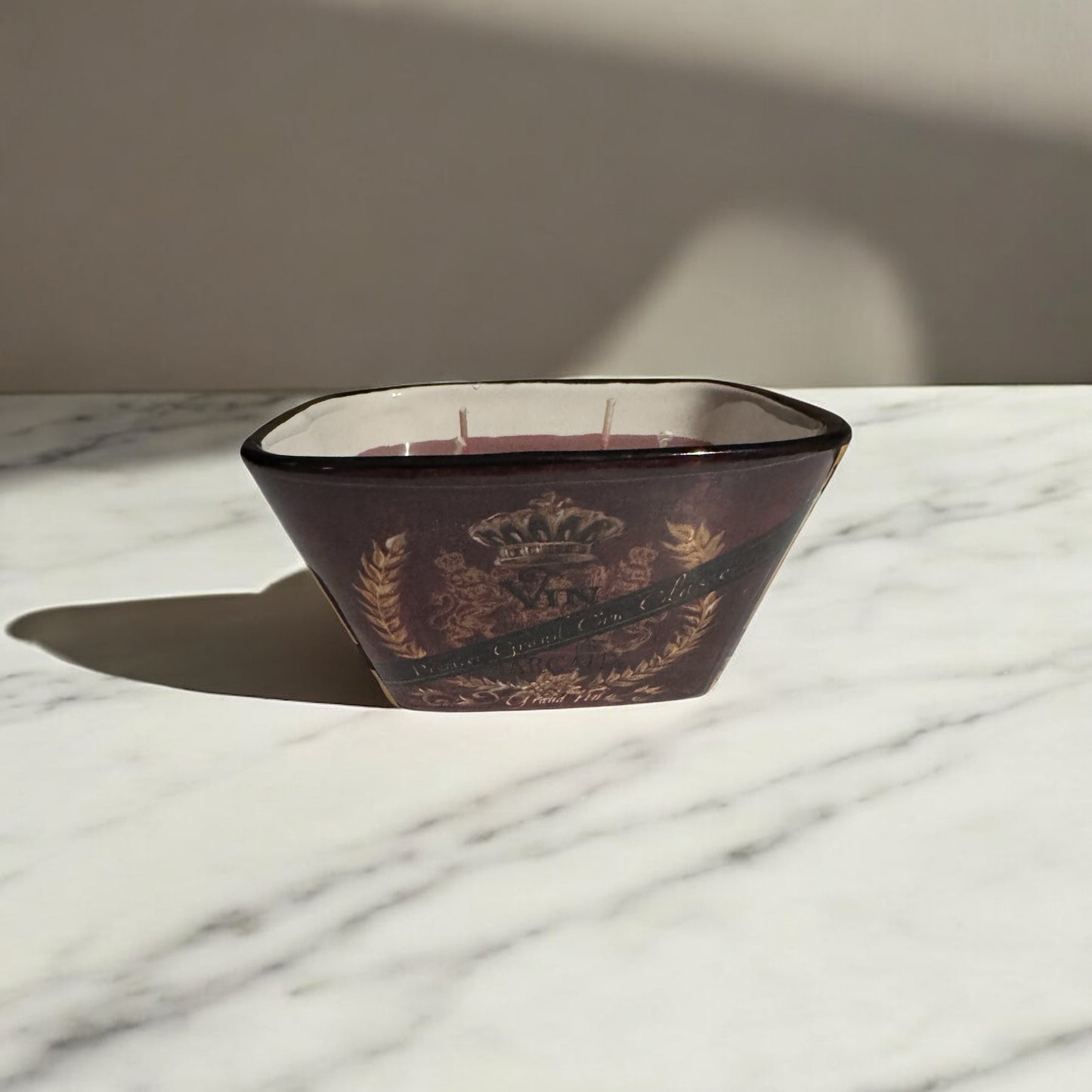 Black Cherry Merlot Repurposed Rare Bowl Candle 12fl oz