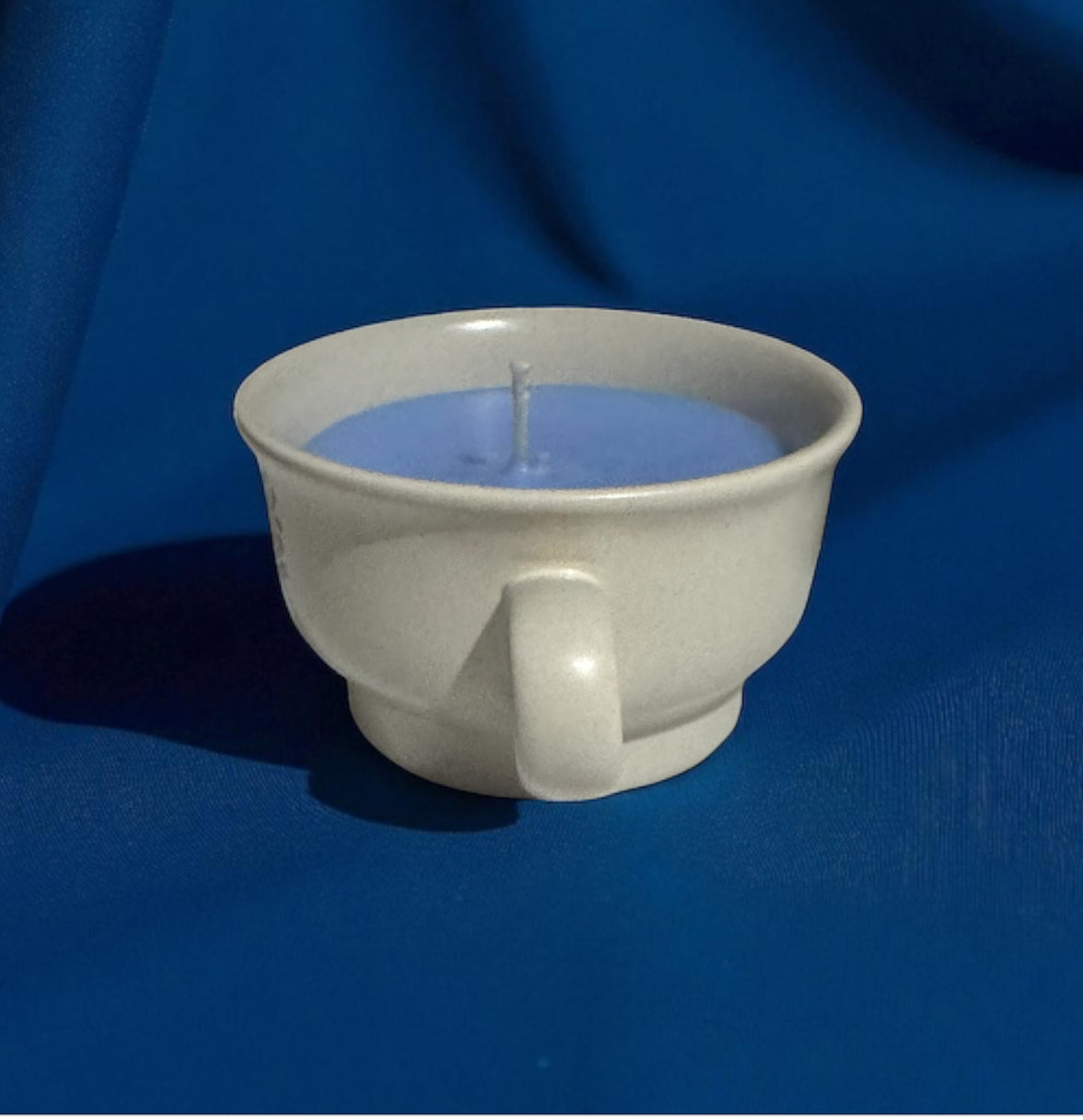 Nights on the Nile Candle Repurposed Rare Vintage Pfaltzgraff Cup 6fl oz