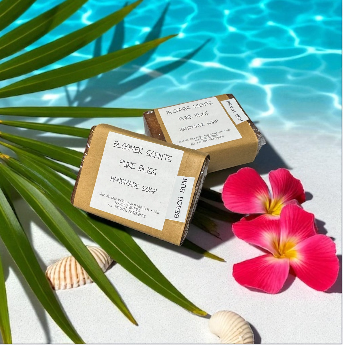 Beach Bum Glycerin Soap 2 Bars