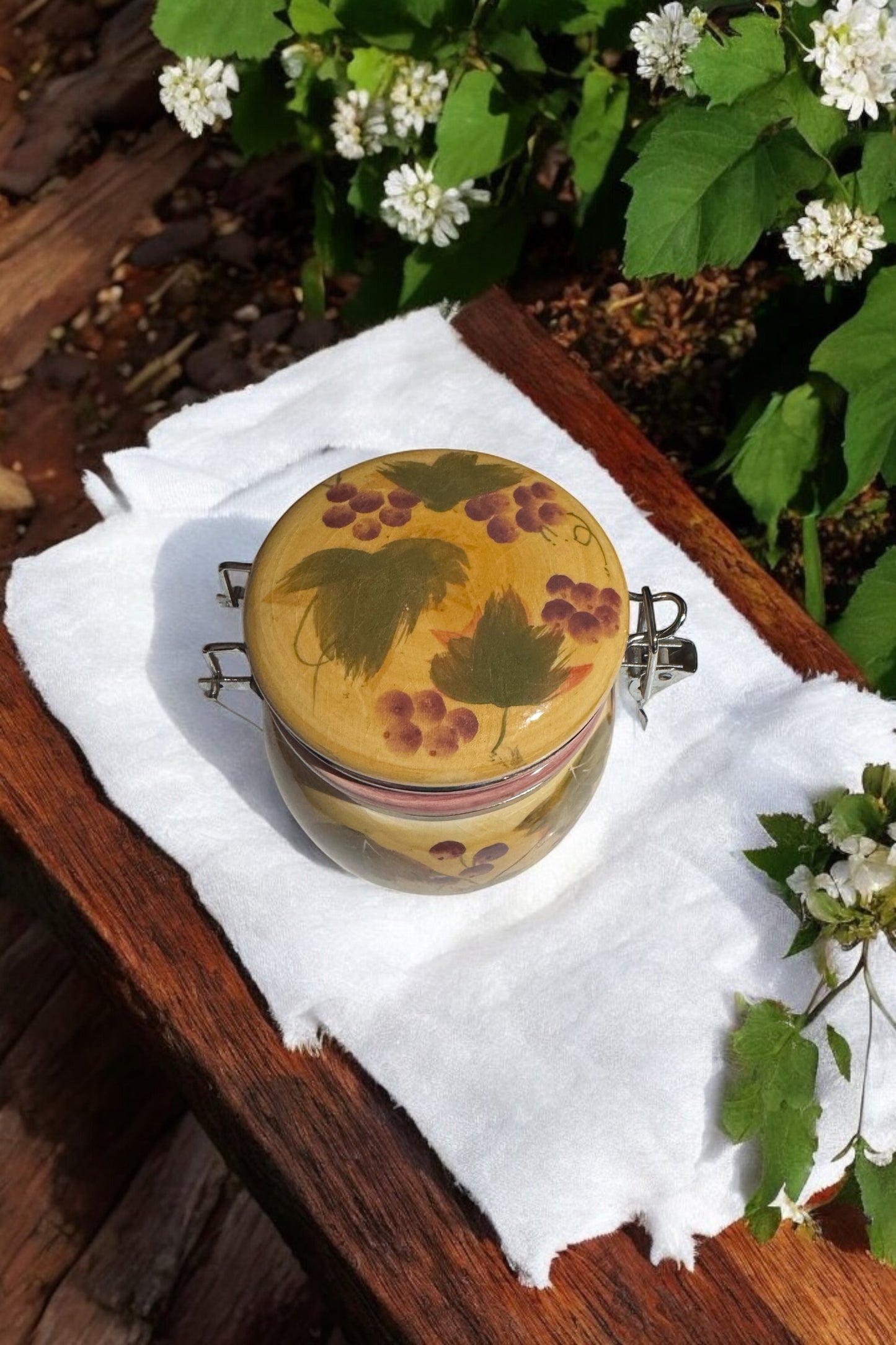 Island Escape Candle Repurposed Vintage Vessel 26fl oz