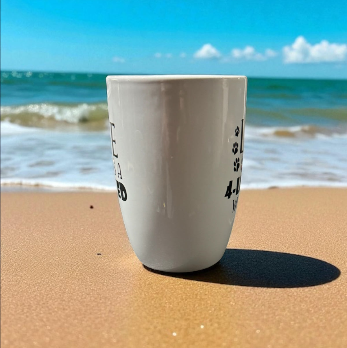 Ocean Vibes Repurposed Pup Deco Cup Candle 16fl oz