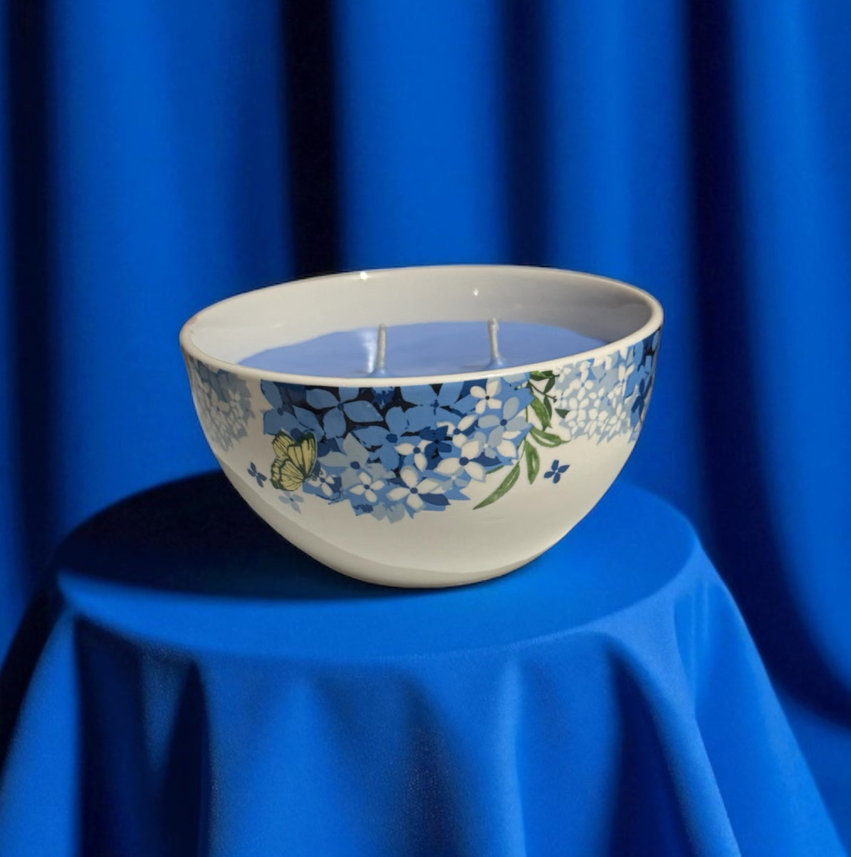 Nights on the Nile 16fl oz Candle Repurposed Deco Ceramic Bowl