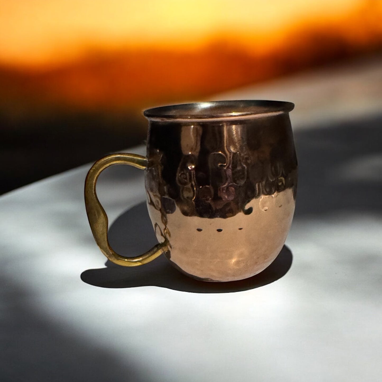 Parker Peach Candle Repurposed Moscow Mule Mug 10fl oz