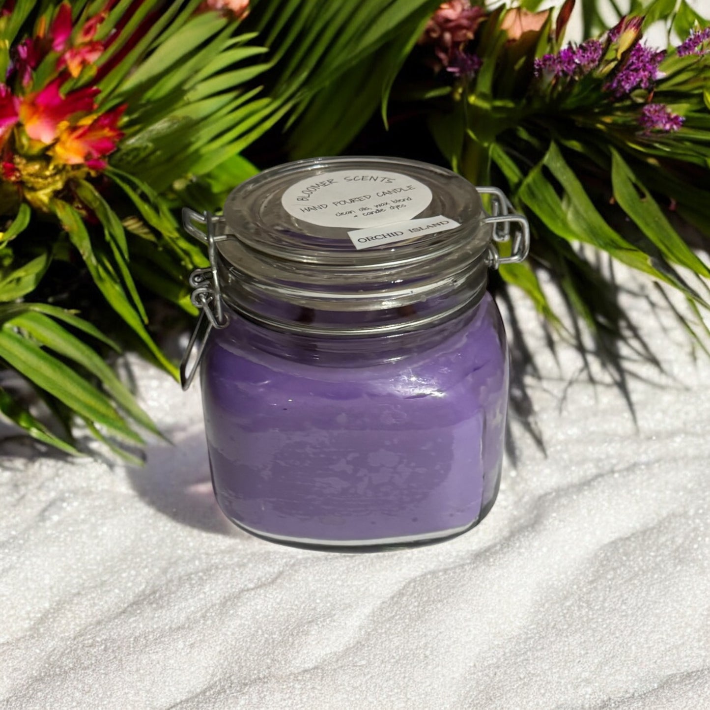 Orchid Island 18fl oz Repurposed Glass Vintage Jar