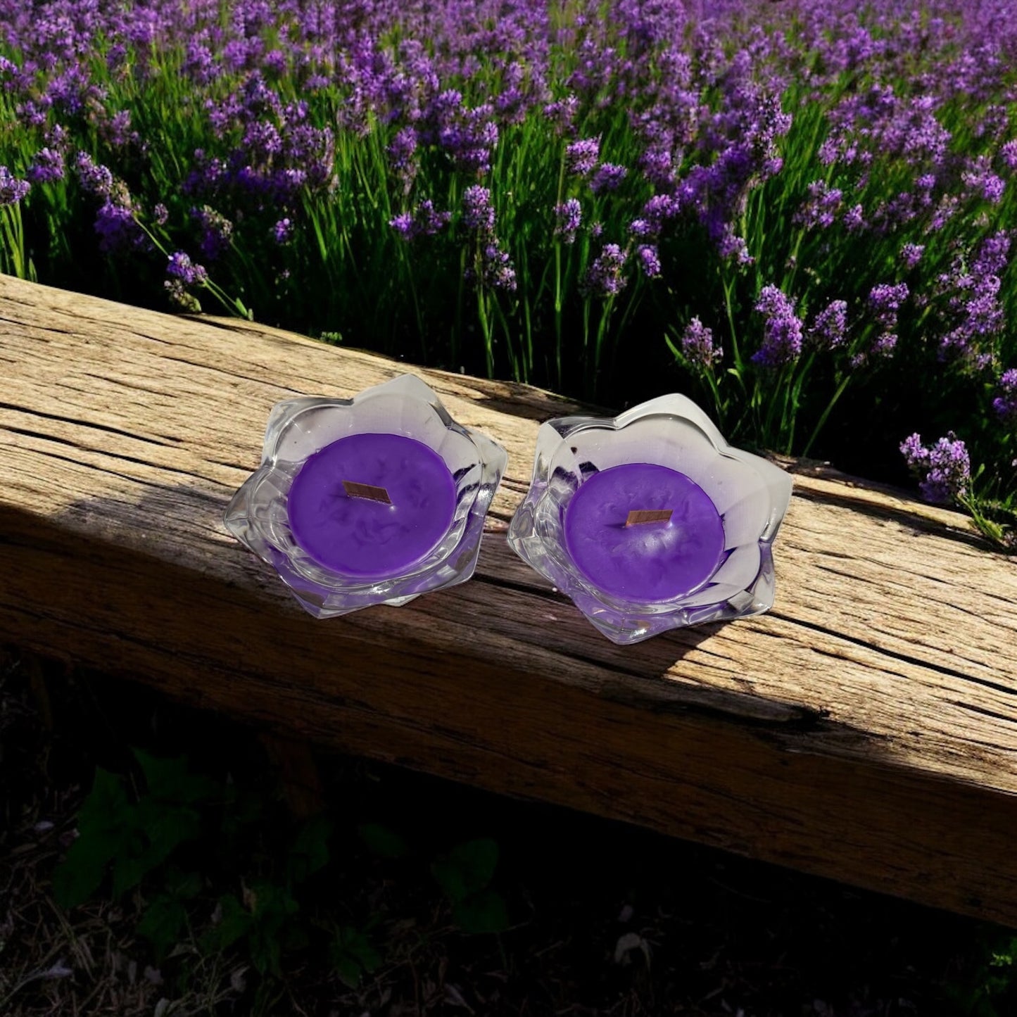 Lavender Oasis Candles Repurposed Vintage Glass 12fl oz (2)