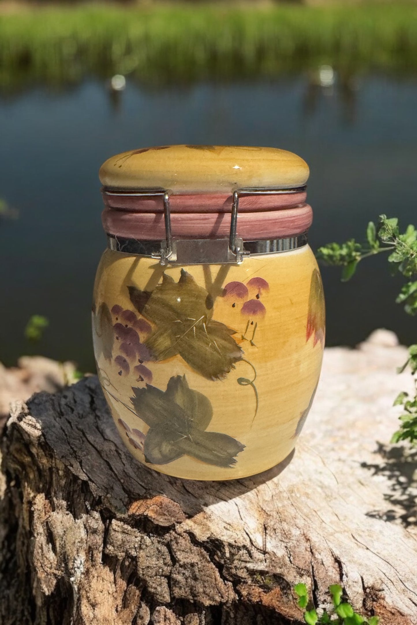 Island Escape Candle Repurposed Vintage Vessel 26fl oz