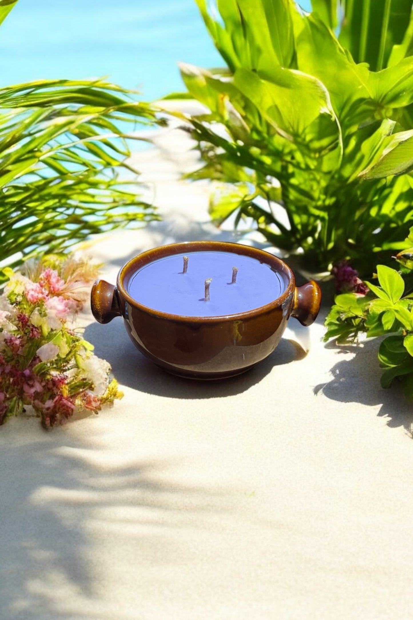 Orchid Island Mini 6fl oz Repurposed Crock Bowl Candle
