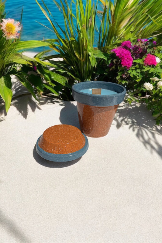 Nights on the Nile Repurposed Flower Pot Candle 10fl oz