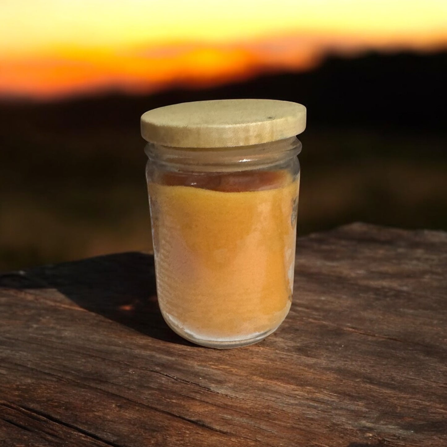 Orange Blossom 6fl oz Repurposed Glass Candle