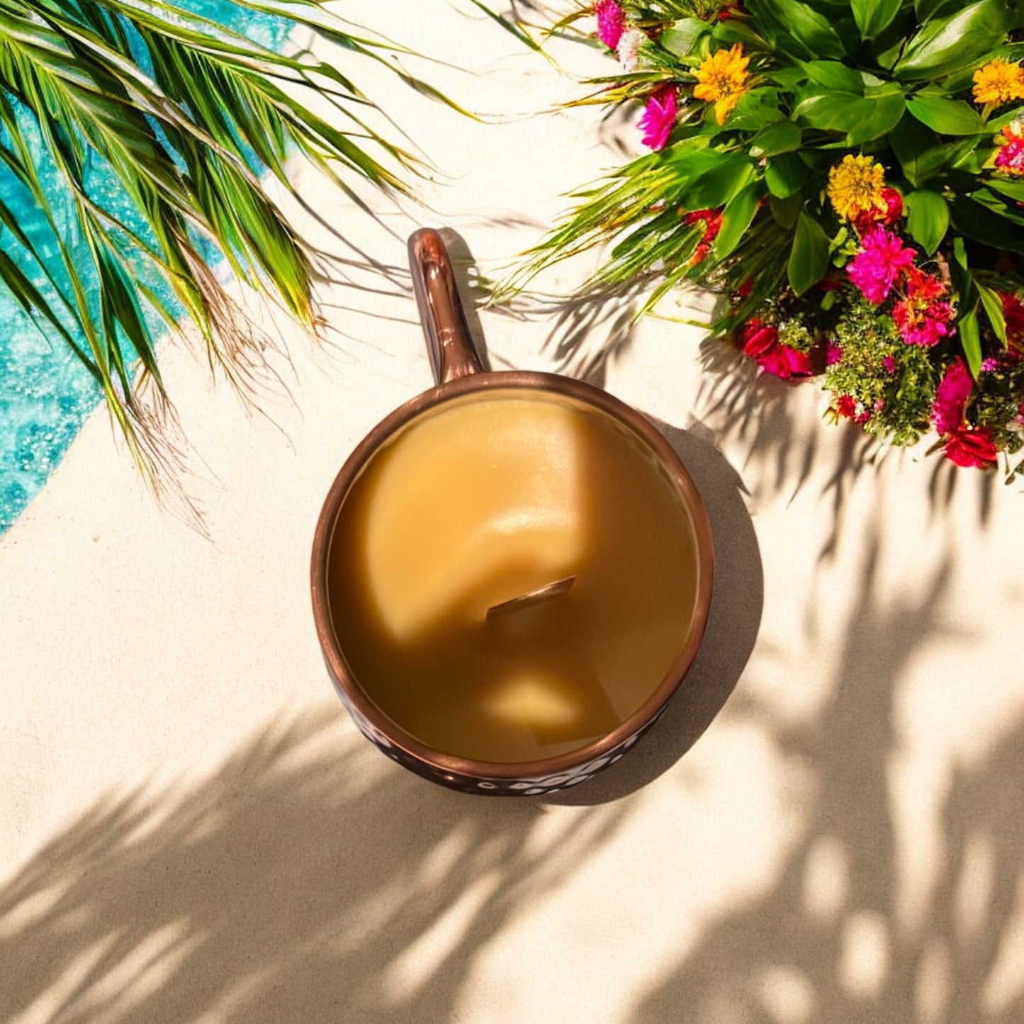 Beach Bum Repurposed Copper Cup 20fl oz
