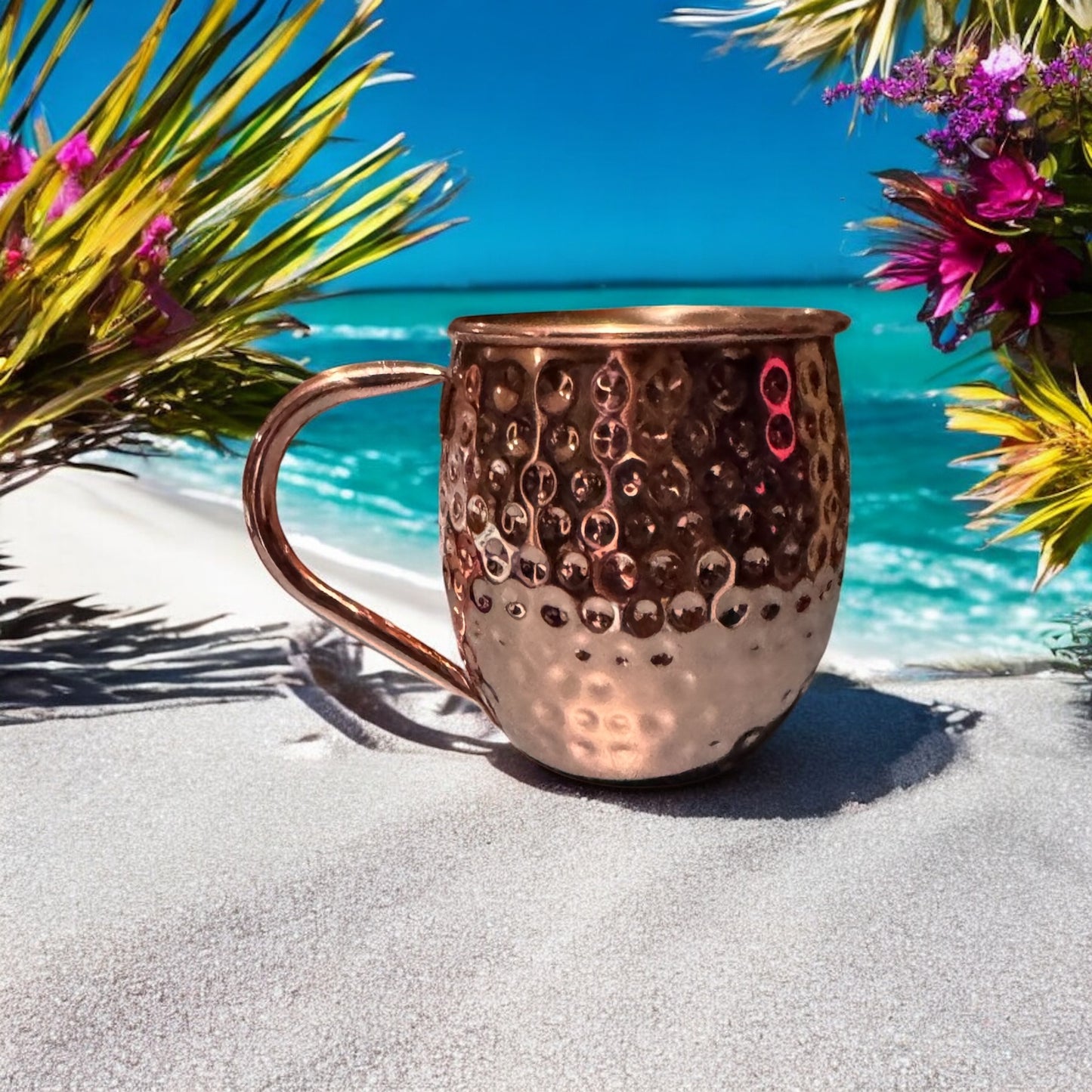 Beach Bum Repurposed Copper Cup 20fl oz