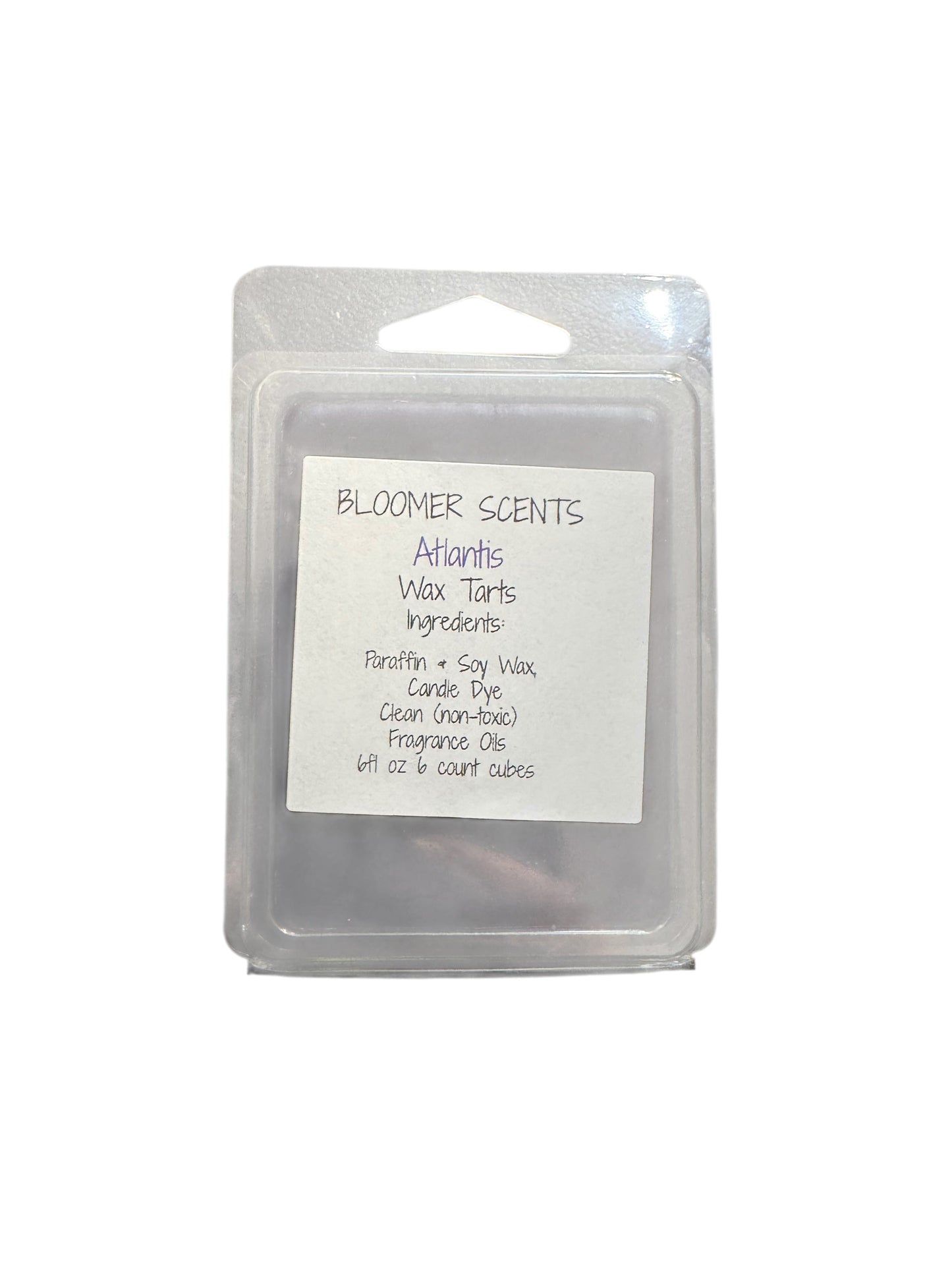 4-6fl oz per Clam Shell Set of 6 Cubes