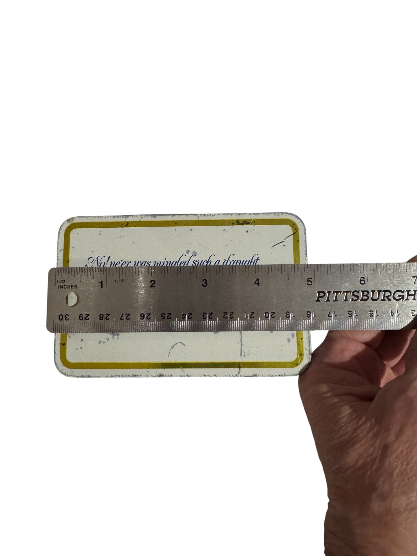 Caribbean Teakwood Repurposed Vintage Tea Caddy Tin Candle 22fl oz