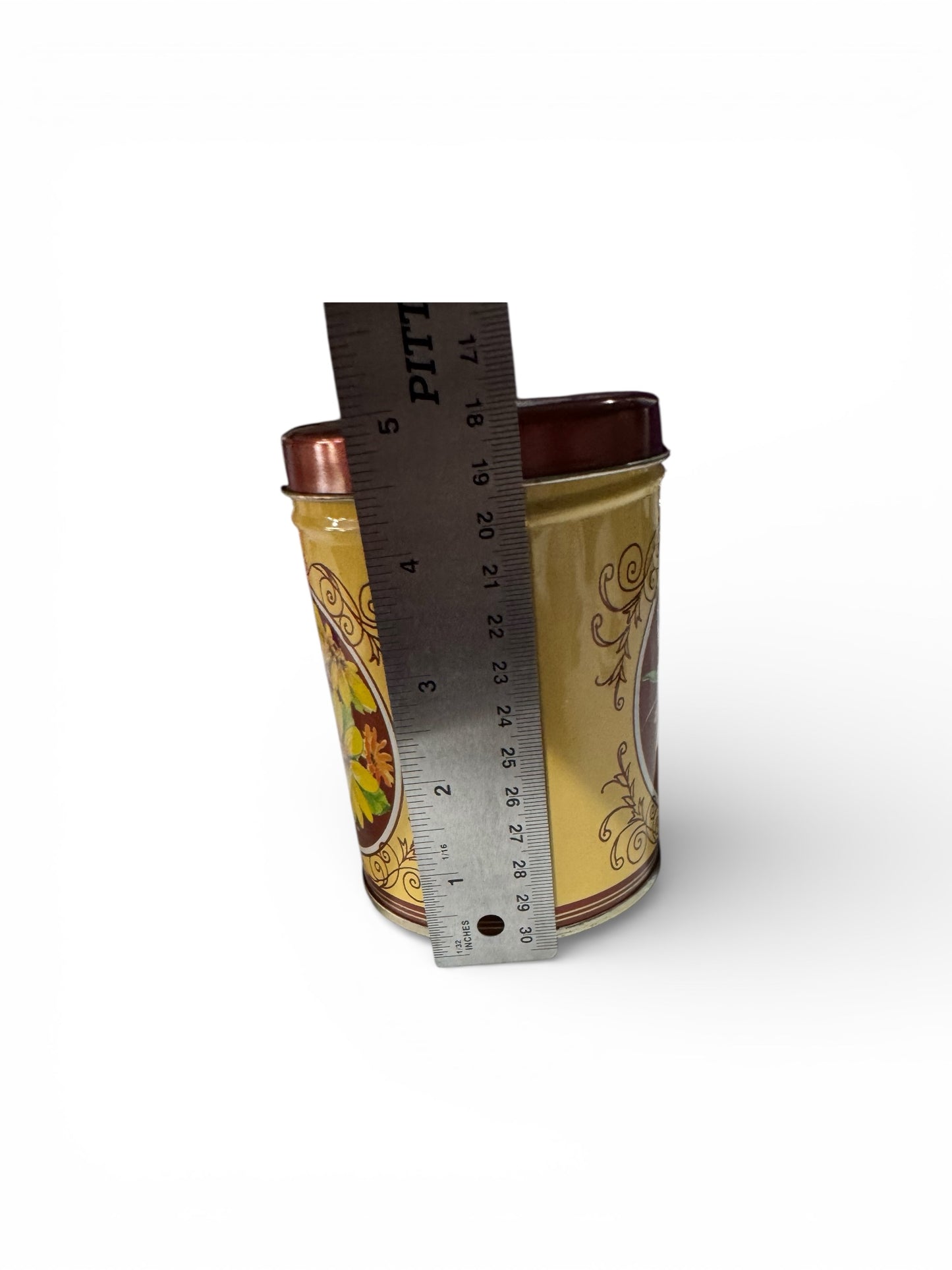 Handmade Cactus Flower & Jade Candle, Repurposed Vintage Floral Tin, 22 fl oz