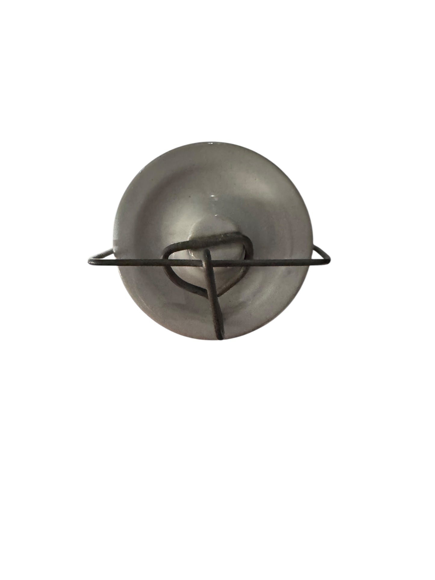 Bloomer Scents Handmade Cleopatra Candle, Vintage Stoneware Cheese Crock, Gray, 12 fl oz