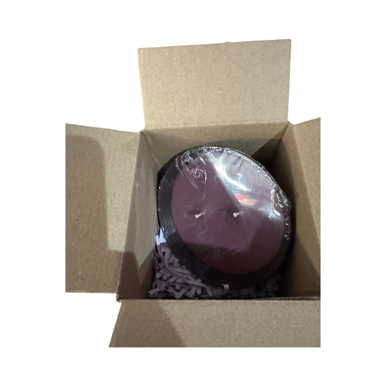 Bloomer Scents Handmade Cleopatra Candle, Repurposed Purple Ceramic Bowl, 18 fl oz