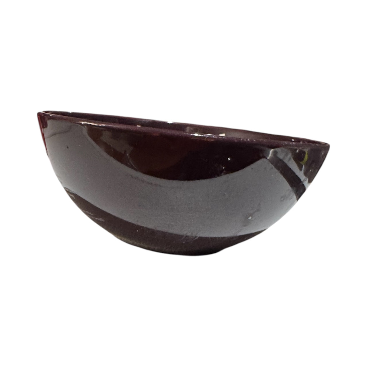 Bloomer Scents Handmade Cleopatra Candle, Repurposed Purple Ceramic Bowl, 18 fl oz